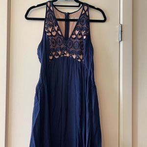Navy blue dress